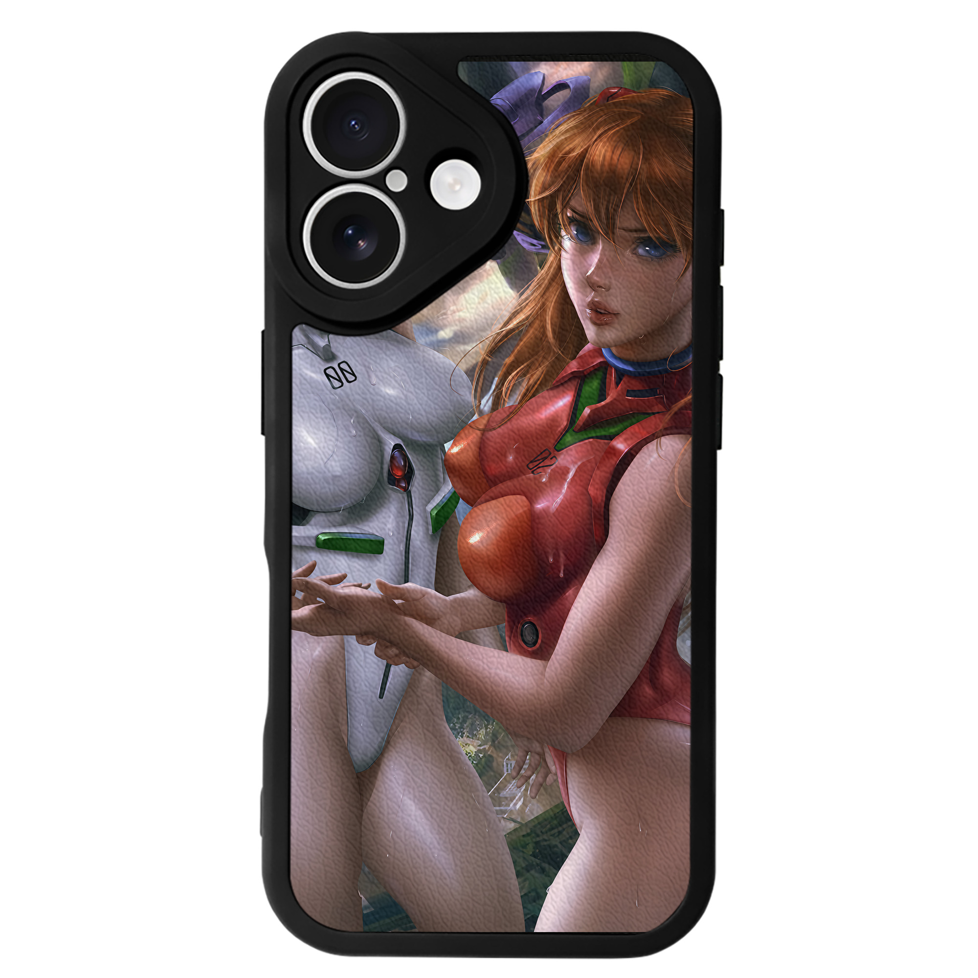 （画像用） EVA 新世紀エヴァンゲリオン 【iPhone 16シリーズ対応】シリコンスマホケース（レザー調） 材質：シリコン